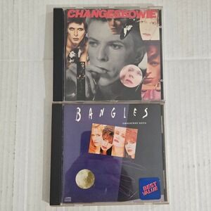 David Bowie Changesbowie CD 1990 Rykodisc Bangles Greatest Hits 1990 Vintage Lot
